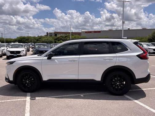 Platinum White Pearl 2025 Honda CR-V Hybrid Sport-L
