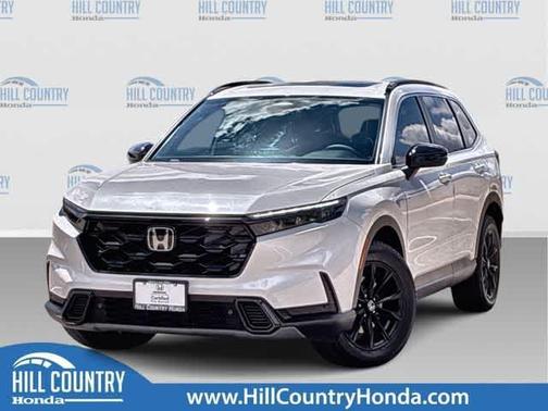 Platinum White Pearl 2025 Honda CR-V Hybrid Sport-L