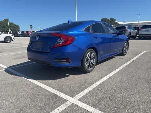 Aegean Blue Metallic 2018 Honda Civic EX-T