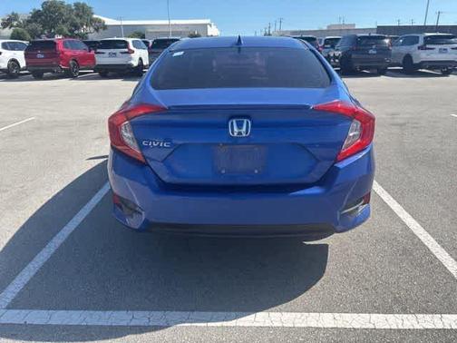 Aegean Blue Metallic 2018 Honda Civic EX-T