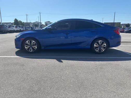 Aegean Blue Metallic 2018 Honda Civic EX-T