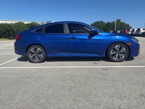 Aegean Blue Metallic 2018 Honda Civic EX-T