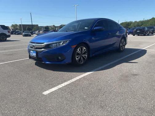 Aegean Blue Metallic 2018 Honda Civic EX-T