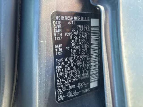 Gun Metallic 2011 Nissan Juke SL