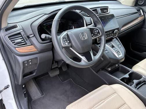 Platinum White Pearl 2021 Honda CR-V Hybrid EX-L