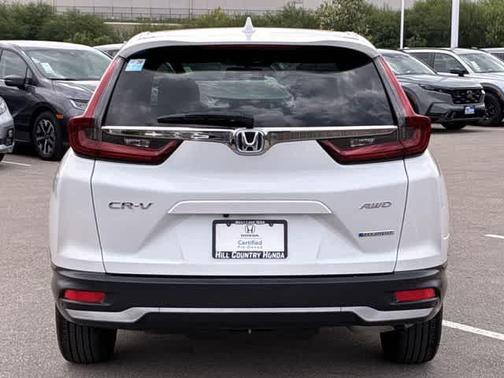 Platinum White Pearl 2021 Honda CR-V Hybrid EX-L
