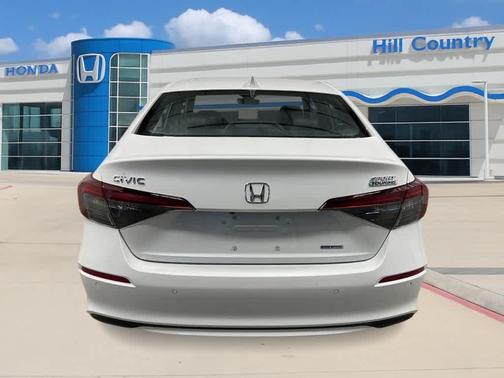 Platinum White Pearl 2026 Honda Civic Hybrid TOURING
