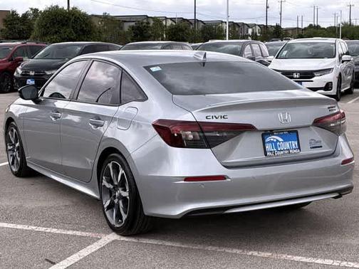 Solar Silver Metallic 2026 Honda Civic Hybrid TOURING