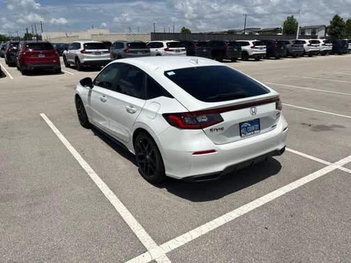 White 2026 Honda Civic Hybrid Sport
