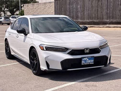 White 2026 Honda Civic Hybrid Sport