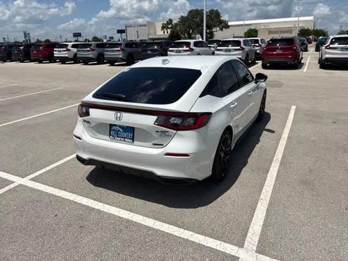 White 2026 Honda Civic Hybrid Sport