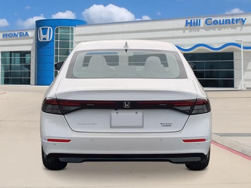 Platinum White Pearl 2026 Honda Accord Hybrid Touring