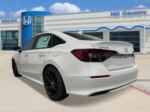 Platinum White Pearl 2026 Honda Civic Sport