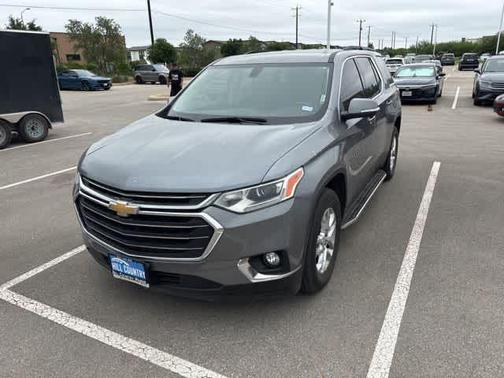 Satin Steel Metallic 2021 Chevrolet Traverse LT Cloth