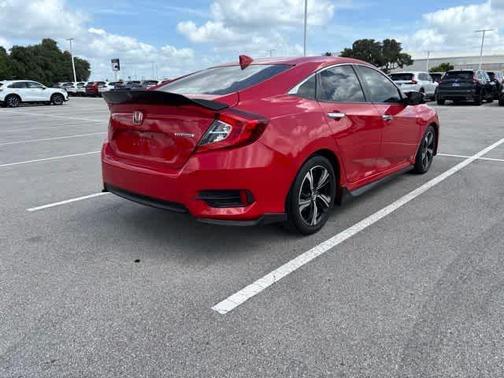 Red 2018 Honda Civic Touring
