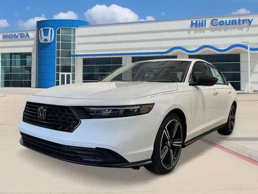 Platinum White Pearl 2026 Honda Accord Hybrid Sport
