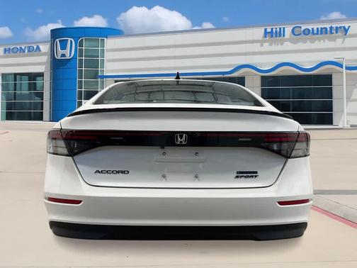 Platinum White Pearl 2026 Honda Accord Hybrid Sport