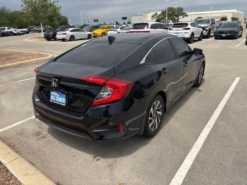 Black 2018 Honda Civic EX