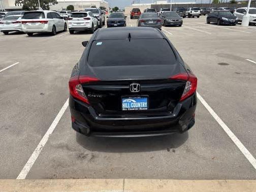 Black 2018 Honda Civic EX