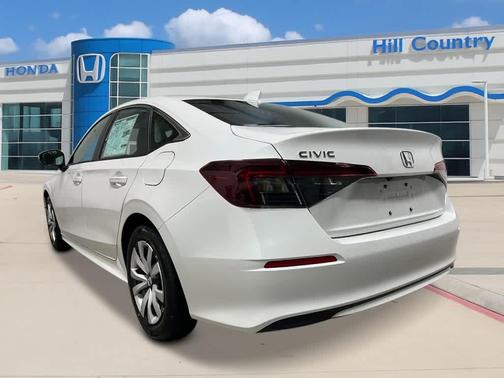 Platinum White Pearl 2026 Honda Civic LX