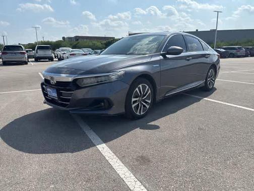 Modern Steel Metallic 2021 Honda Accord Hybrid EX