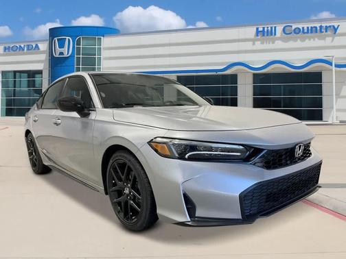 Solar Silver Metallic 2026 Honda Civic Sport
