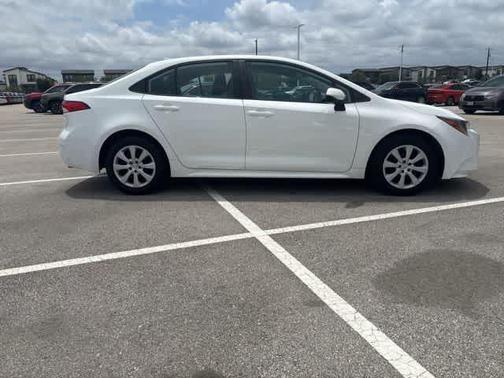 White 2022 Toyota Corolla LE