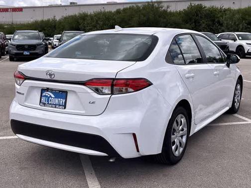 White 2022 Toyota Corolla LE