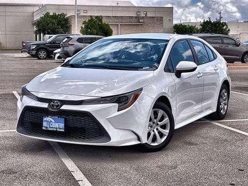White 2022 Toyota Corolla LE