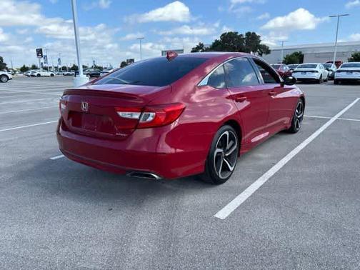 Red 2018 Honda Accord Sport
