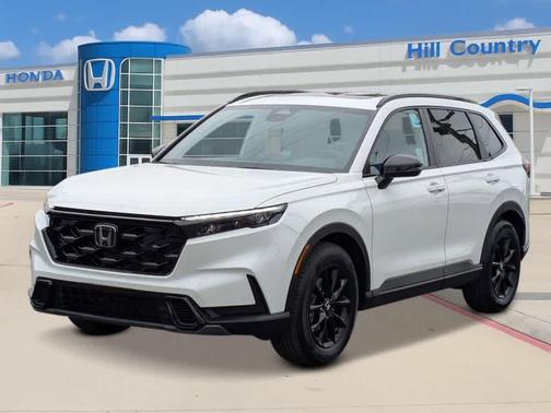 Platinum White Pearl 2026 Honda CR-V Hybrid Sport