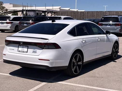White 2025 Honda Accord Hybrid Sport