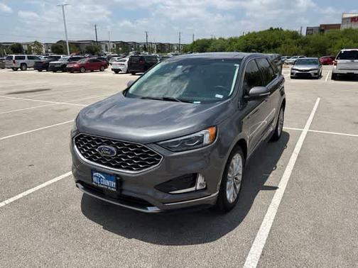 Carbonized Gray Metallic 2024 Ford Edge Titanium