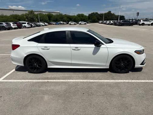 Platinum White Pearl 2024 Honda Civic Sport