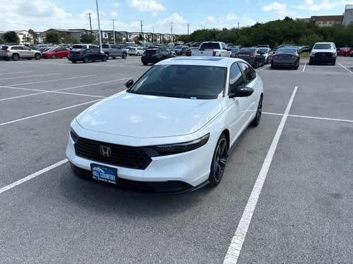 Beige 2026 Honda Accord Hybrid Sport