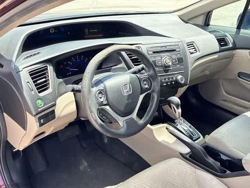 Red 2014 Honda Civic LX