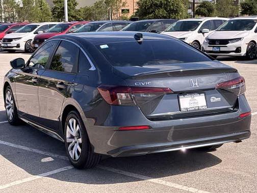 Gray 2026 Honda Civic LX