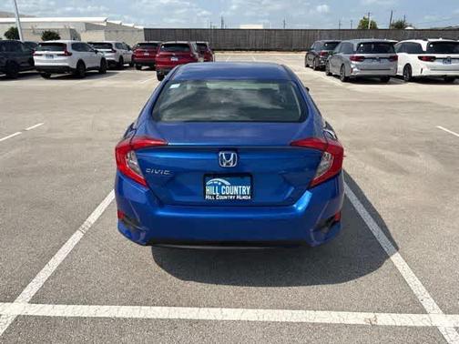 Aegean Blue Metallic 2016 Honda Civic LX