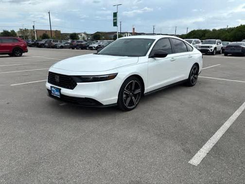 Beige 2026 Honda Accord Hybrid Sport