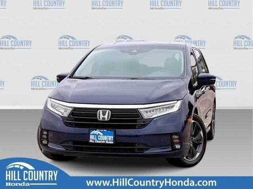 Obsidian Blue Pearl 2021 Honda Odyssey Elite