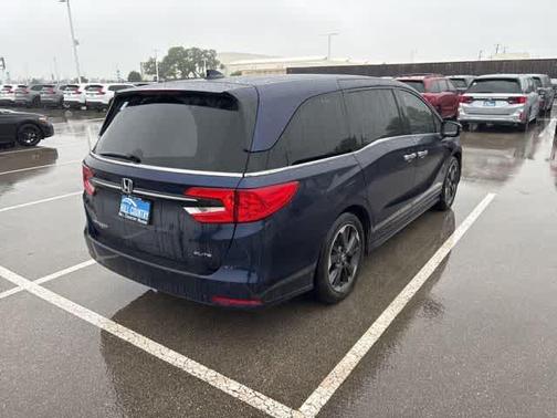 Obsidian Blue Pearl 2021 Honda Odyssey Elite