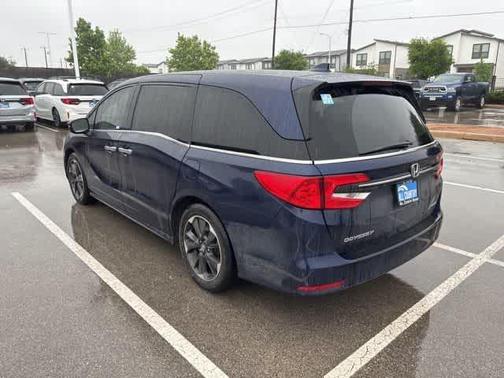 Obsidian Blue Pearl 2021 Honda Odyssey Elite