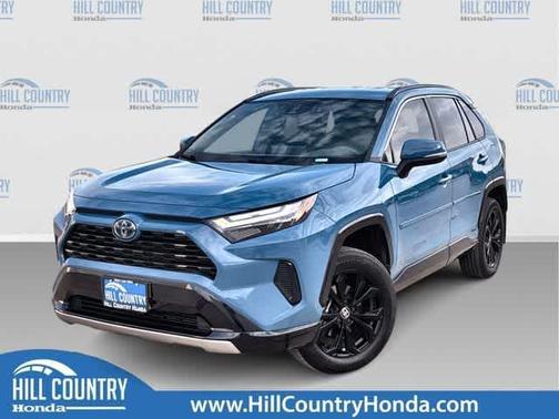 Cavalry Blue 2024 Toyota RAV4 Hybrid SE