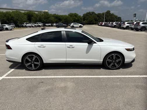 White 2026 Honda Accord Hybrid Sport