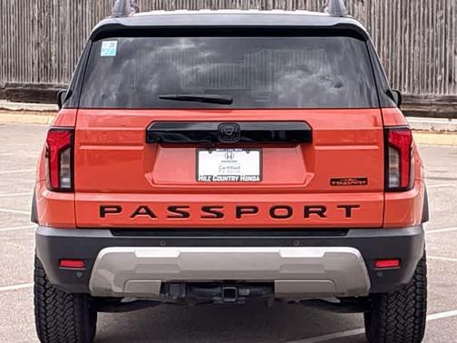 Sunset Orange 2026 Honda Passport TrailSport Elite Blackout