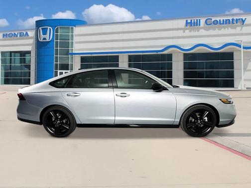 Solar Silver Metallic 2026 Honda Accord Hybrid Sport-L