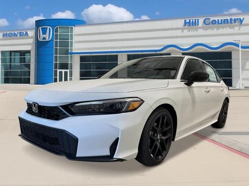 Platinum White Pearl 2026 Honda Civic Sport