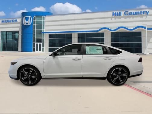 Platinum White Pearl 2026 Honda Accord Hybrid Sport