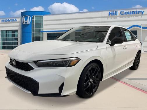 Platinum White Pearl 2026 Honda Civic Hybrid