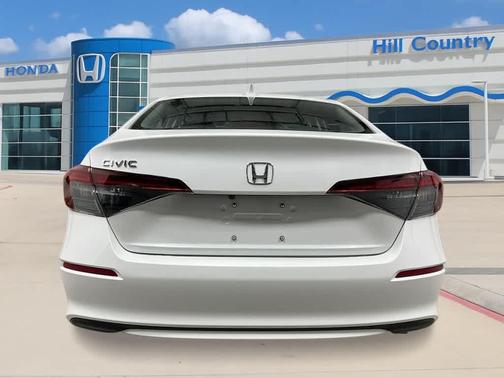 Platinum White Pearl 2026 Honda Civic LX